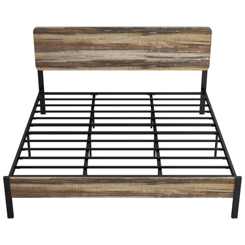 Millwood Pines Aird Metal Platform Bed & Reviews Wayfair